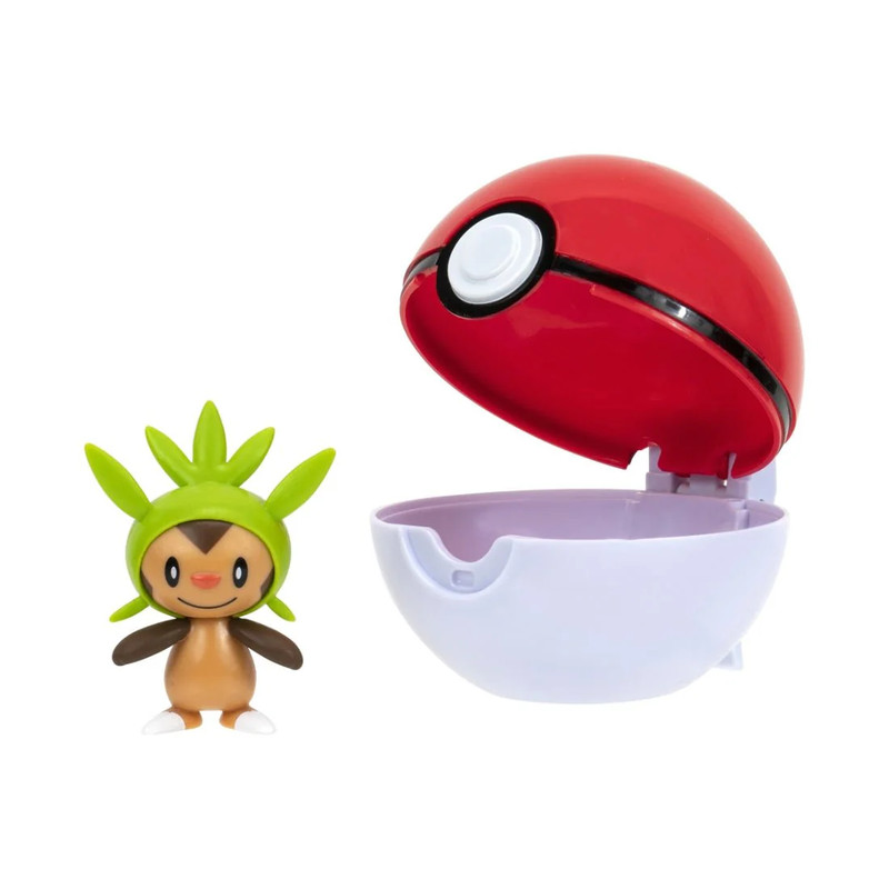Pokemon Clip 'N' Go - Chespin + Poké Ball - مجسم